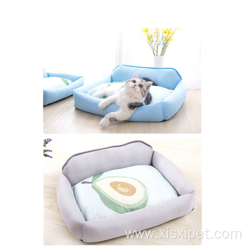 Rectangle Cat Bed Dog Bed Comfortable Cool Mat